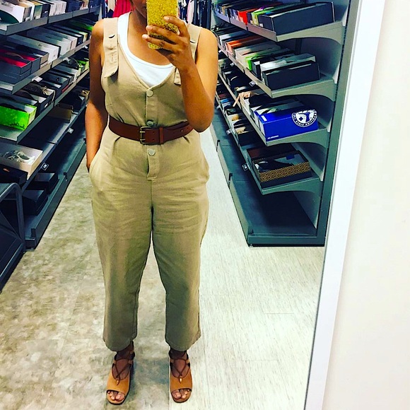 VALE DENIM JUMPSUIT WITH ADJUSTABLE STRAP - Picture 2 of 2